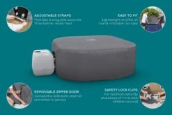 Lay-z Spa Lay-Z-Spa® EnergySense™ - 180cm Round Thermal Hot Tub Cover -Outdoor Living Hot Tubs 03Features2