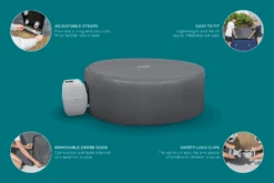 Lay-z Spa Lay-Z-Spa® EnergySense™ - 196cm Round Thermal Hot Tub Cover -Outdoor Living Hot Tubs 03Features2 ac0d7276 8d8c 4d16 b206 92dcdc884526
