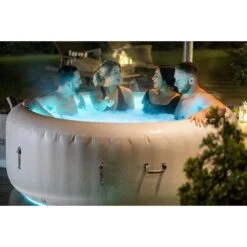 Lay-z Spa Lay-Z-Spa® AirJet Paris - 6 Person Inflatable Hot Tub 26 Lay-z Spa Lay-Z-Spa® AirJet Paris - 6 Person Inflatable Hot Tub -Outdoor Living Hot Tubs 60013 SPA 11 Supersize
