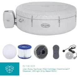 Lay-z Spa Lay-Z-Spa® AirJet Paris - 6 Person Inflatable Hot Tub 22 Lay-z Spa Lay-Z-Spa® AirJet Paris - 6 Person Inflatable Hot Tub -Outdoor Living Hot Tubs 60013 SPA 7 Supersize