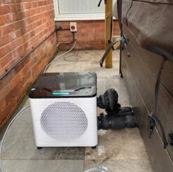 Outdoor 4kW Air Source Heat Pump For Hot Tub/Swim Spa -Outdoor Living Hot Tubs ASHPRalph7Square