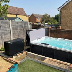 Aquark® Mr Silence 9kW Air Source Heat Pump For Hot Tub/Swim Spa/Pool -Outdoor Living Hot Tubs AquarkASHP3Square