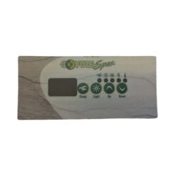 Arctic Spas® Coyote C10/C25 TSC-18 Topside Overlay For 1 Pump Hot Tubs - PAK-112306