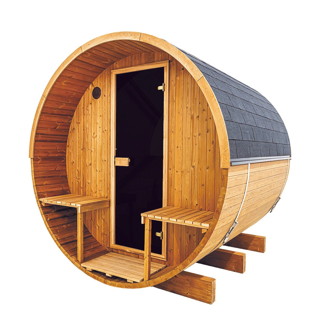 Hekla Barrel 210 - 4 Person Outdoor Sauna 3 Hekla Barrel 210 - 4 Person Outdoor Sauna