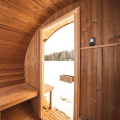 Hekla Barrel 250 - 6 Person Outdoor Sauna -Outdoor Living Hot Tubs BarrelSauna 11 ce57552c de68 4a1a ab78 8f8ae3f9c5d9