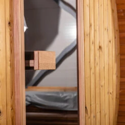 Hekla Barrel 250 - 6 Person Outdoor Sauna -Outdoor Living Hot Tubs BarrelSauna 26 b1c9aafe a59e 4edc 99ce f858f1da2a68