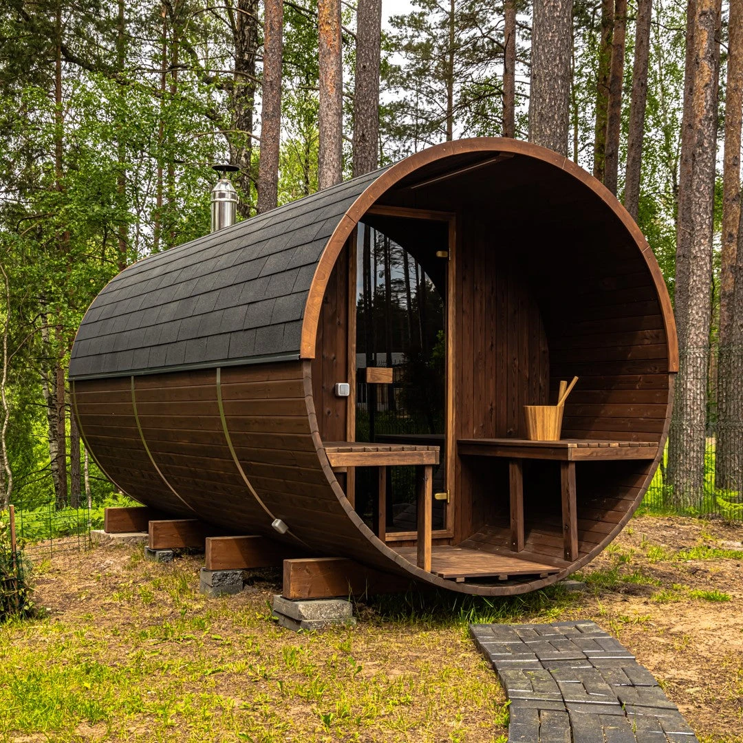 Hekla Barrel 210 - 4 Person Outdoor Sauna 6 Hekla Barrel 210 - 4 Person Outdoor Sauna - Image 4