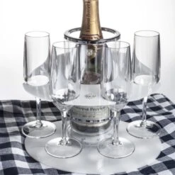 Hot Tub Party Grip 'O' Wine Cooler -Outdoor Living Hot Tubs Grip o cooler with wine