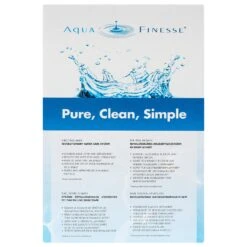 AquaFinesse Hot Tub Water Care With Moisturiser Pack - Tablet 13 AquaFinesse Hot Tub Water Care With Moisturiser Pack - Tablet -Outdoor Living Hot Tubs Hottubandsparwatercaresystem 4