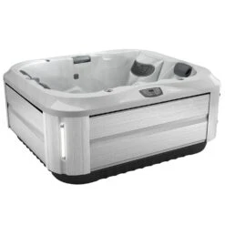 Jacuzzi® J315IP™ - 3 Person Hot Tub With 1 Lounger -Outdoor Living Hot Tubs JHT J315 Platinum BrushedGray Iso 2000x1460 f3b3d7ce 9c16 4b93 9dad 9dbf2760f81a