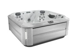 Jacuzzi® J335IP™ - 6 Person Hot Tub With 1 Lounger -Outdoor Living Hot Tubs JHT J335 Platinum BrushedGray Iso 3000x2190 88992200 0129 4476 b4c6 aee44975b6b5