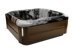 Jacuzzi® J355IP™ - 6 Person Hot Tub With 1 Lounger -Outdoor Living Hot Tubs JHT J355 Midnight ModernHardwood Iso 2000x1460 740727d5 318e 42df b541 2830baea2abc