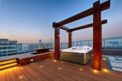 Jacuzzi® J445IP™ - 7 Person Hot Tub 20 Jacuzzi® J445IP™ - 7 Person Hot Tub -Outdoor Living Hot Tubs JHT J445 Lifestyle 4254x2829 c665553c 5543 483f a466 61582fd92140