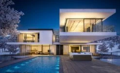 Jacuzzi® J495IP™ - 8-9 Person Hot Tub -Outdoor Living Hot Tubs JHT J495 Lifestyle 2000x1212 81873dde 114d 4a44 89ad 682c84bd4d61