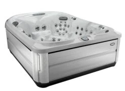 Jacuzzi® J495IP™ - 8-9 Person Hot Tub -Outdoor Living Hot Tubs JHT J495 Platinum BrushedGray Iso 2000x1460 9966a3aa 5feb 4ebe bb48 858c567f9ecf