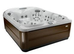 Jacuzzi® J495IP™ - 8-9 Person Hot Tub -Outdoor Living Hot Tubs JHT J495 Platinum ModernHardwood Iso 2000x1460 a2a69825 4df6 46e3 a783 f30fecd6b086