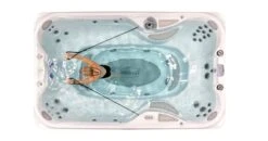 Jacuzzi® PowerPlay™ J-13™ - 13ft Swim Spa -Outdoor Living Hot Tubs JSS PowerPlay J13 Platinum ModernHardwood Filled OHIso Excercise RowingKit WhiteBackground 3000x1582 95092529 07af 449e bc98 5d7a3f6f6f77