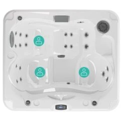 Jacuzzi® J215™ - 2-3 Person Hot Tub With 1 Lounger -Outdoor Living Hot Tubs Jacuzzi J215 2 3 seats new