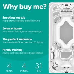 Outdoor Living Hot Tubs -Outdoor Living Hot Tubs Jacuzzi PowerPro J 16 Swim Spawmb