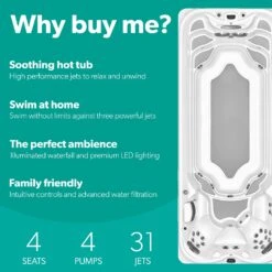 Outdoor Living Hot Tubs -Outdoor Living Hot Tubs Jacuzzi PowerPro J 19 Swim Spawbm