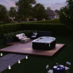 Jacuzzi® J475IP™ - 6 Person Hot Tub With 1 Lounger -Outdoor Living Hot Tubs JacuzziJ475HotTubSquare 4