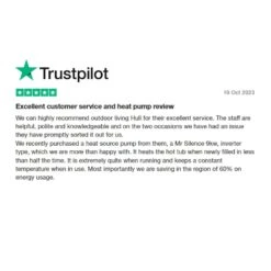 Aquark® Mr Silence 11kW Air Source Heat Pump For Hot Tub/Swim Spa/Pool -Outdoor Living Hot Tubs MrSilenceAirSourceHeatPumpTrustpilotReview 00a1b562 f863 4a3d b7b5 9c2ca033d5ea