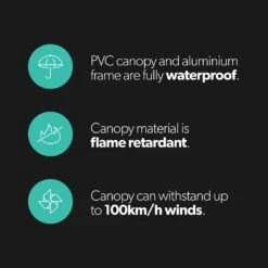 Bespoke Velarium Metal Hot Tub Gazebo With Waterproof Retracting Canopy Roof -Outdoor Living Hot Tubs OL 0822 velarium EM 4