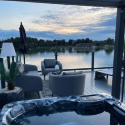 Bespoke Velarium Metal Hot Tub Gazebo With Waterproof Retracting Canopy Roof -Outdoor Living Hot Tubs OutdoorHaze VelariumGazebo2Square 111af573 73cb 4905 9e86 ab1fca1df3e1