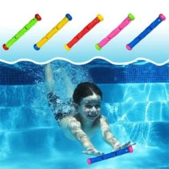 Intex Underwater Play Dive Sticks For Swimming Pools -Outdoor Living Hot Tubs UnderwaterFunSticks2