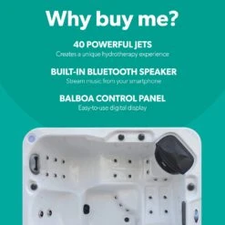 Outdoor Mist - 5 Person Hot Tub With 2 Loungers -Outdoor Living Hot Tubs outdoor mist wbm